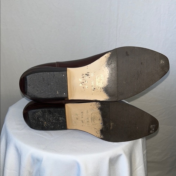 Sophisticated Brown Heeled Leather Boots - Picture 7 of 7